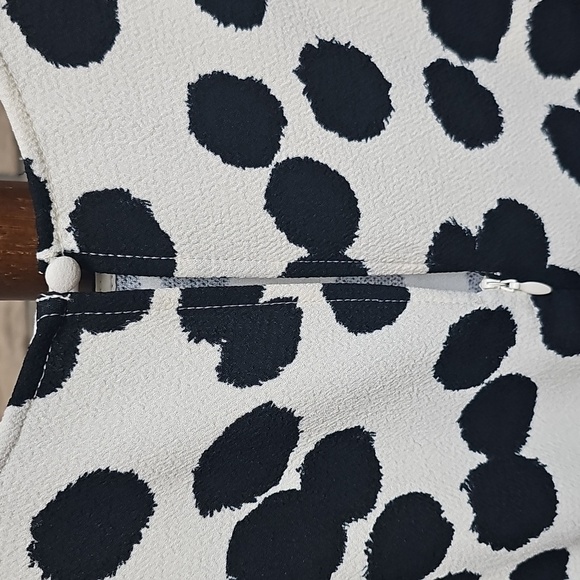 Who What Wear Dress Sz Med Adorable Long Dress Cream And Black New Condition - Picture 7 of 14